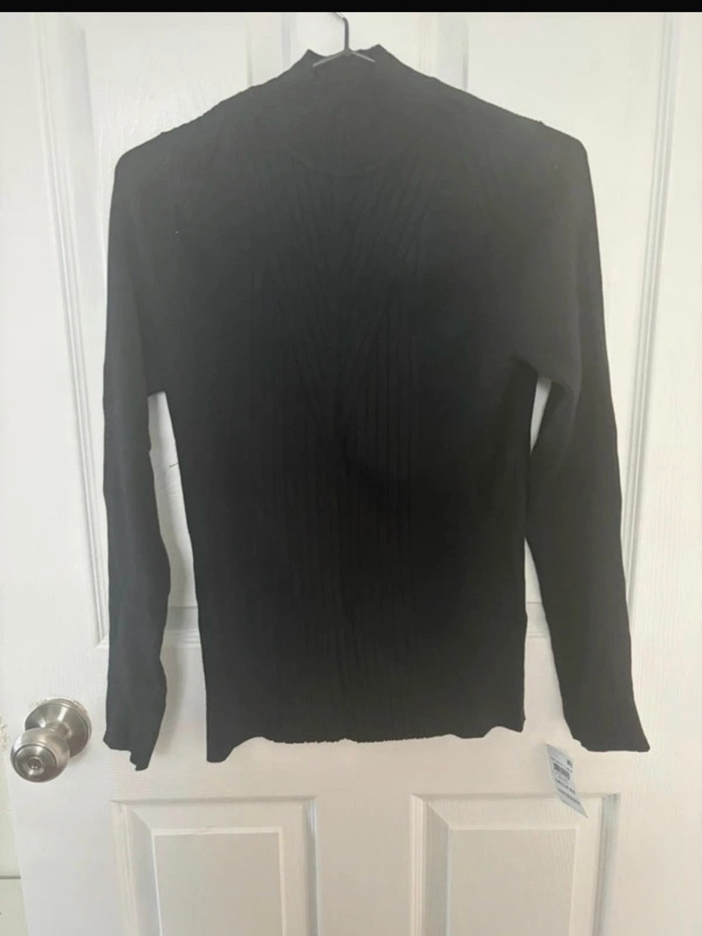 NWT Black Long Sleeve Ribbed Top